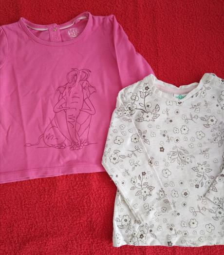 Trička s dlouhým rukávem, 80