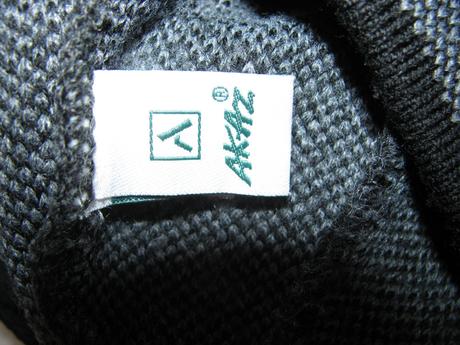 Zimní čepice pánská, chlapecká šedočerná, 58