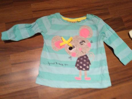 Pruhované tričko s myškou, next,68