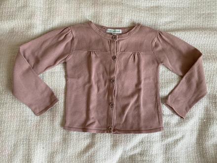Kardigan/svetřík vel. 4r/102 cm starorůžová, vertbaudet,104