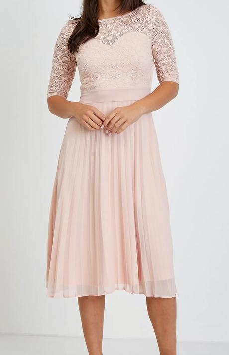 Dámské meruňkové šaty plisované orsay 40 l, orsay,40 / l