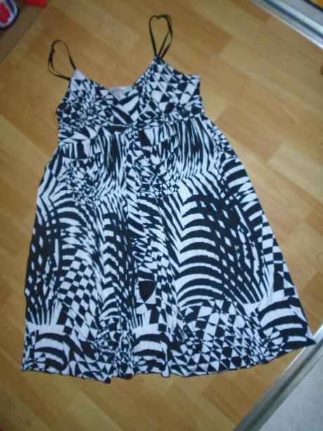 Šaty letní splývavé vel 38-42 m-xl, l