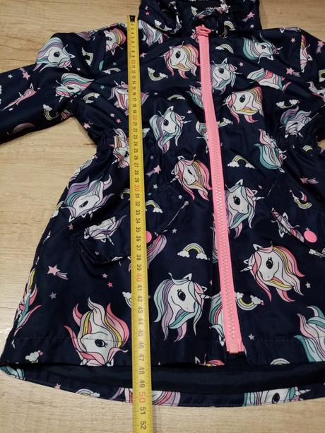 Jarní/letní bunda hm vel. 110 jednorožci, h&m,110