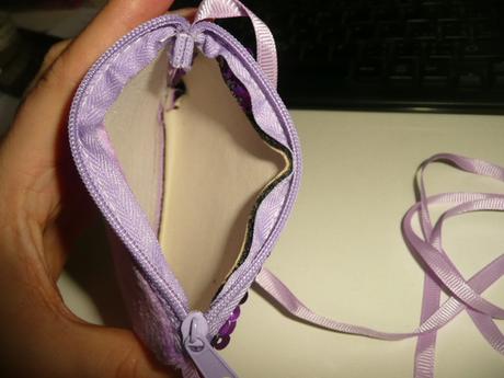 Peněženka kabelka měnivé otáčivé flitry, 