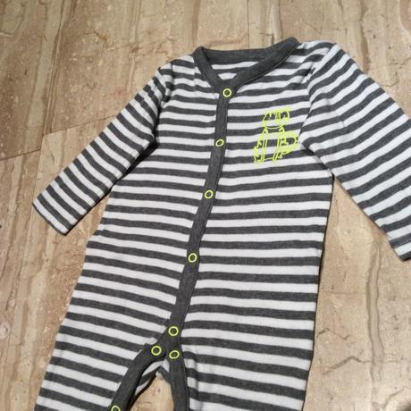 Bavlněný overal s neon kočičkou, mothercare,74