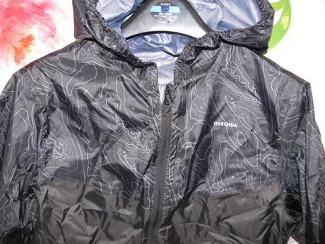 Chlapecká větrovka s kapucí, bunda, quechua,158