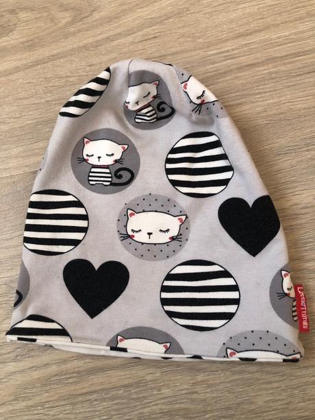 Oboustranná cepice little things s kočičkama, little things,74