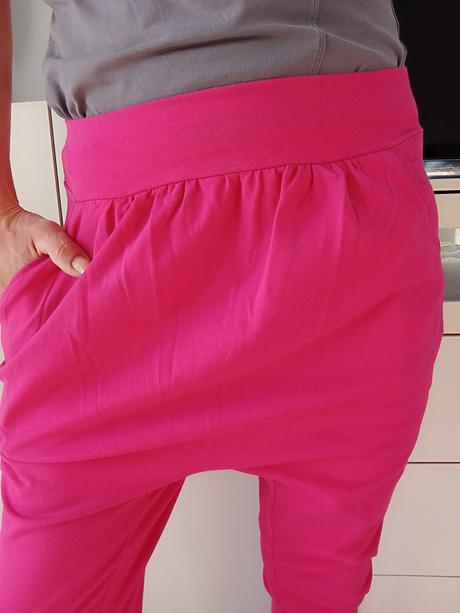 Růžové baggy zn."broadway" vel."m", broadway,m