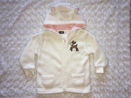 Bílá chlupatková mikina lupilu, lupilu,92