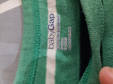 Chlapecké tričko značky baby gap, vel 3 roky., gap,98