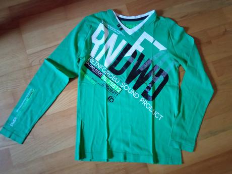 Tričko s dlouhým rukávem, c&a,158