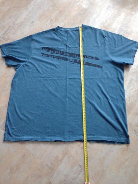 Modré mega tričkounisex  3xl značka dkny jeans , dkny,xxxl