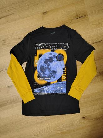 Chlapecké triko dl. r. f&f 158 vesmír/měsíc, f&f,158