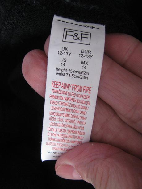 Chlapecké černé bavlněné tepláky, f&f,158