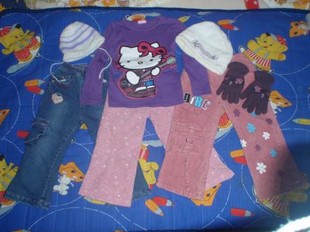 Setík oblečení pro holčičku, vel. 98, podzim, zima, 86–98