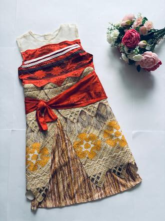 An25/ kostým moana - v.5/6 let disney, 