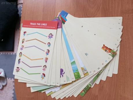 Stírací výukové listy pro děti, 