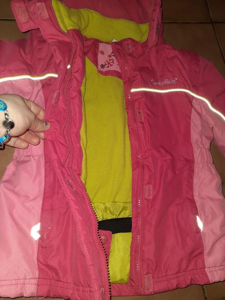 Dívčí zimní bunda vločka vel. 104, topolino,104