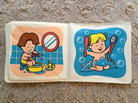 Koupací měkká knížka - koupání,