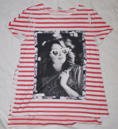 Ax55. tričko s rozparky, river island,140