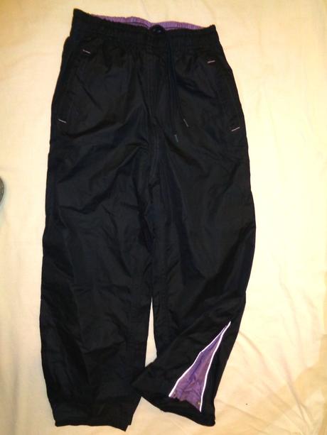 Tmavomodré nepromokavé šusťákové kalhoty, alive,128