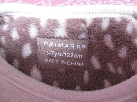 Fleesová mikina s vánočním motivem, primark,122