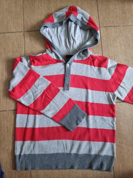 Svetr s kapucí vel.128, next,128