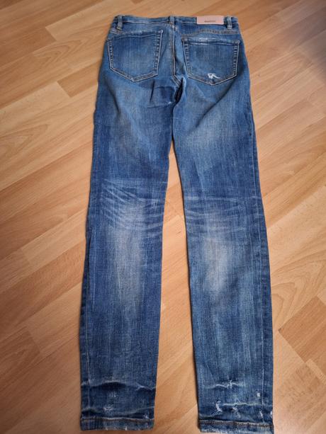Džíny kalhoty jeans regular heigh weist vel. 36, stradivarius,36