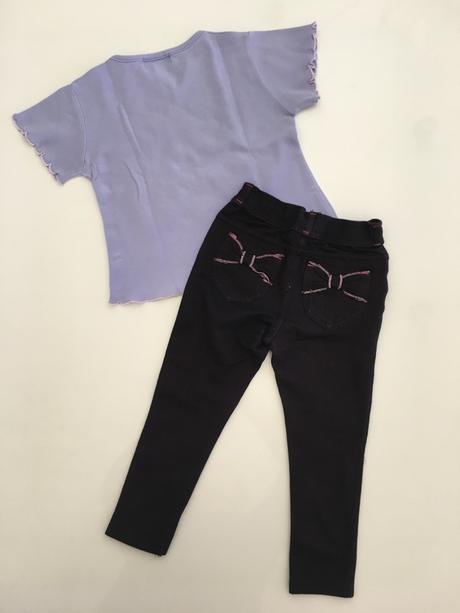 Tričko a džegíny c&a, vel. 98, c&a,98