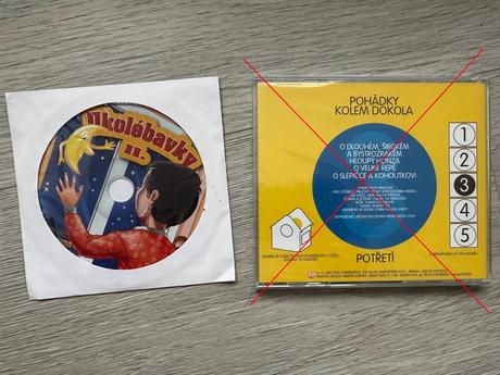Cd - pohádky a ukolébavky pro děti, 3 ks,