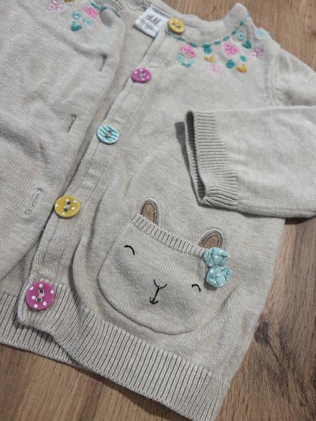Krásný, lehký svetřík s lamou, h&m,80