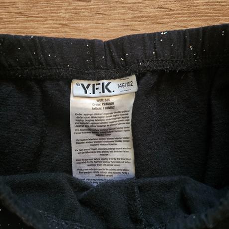 Dívčí teplé leginy se třpytkami vel. 134/140, kik,140