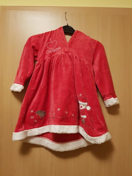 Dívčí šaty, vel 2-3 roky, značka neuvedena., 98