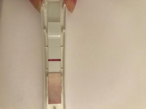 Je to pozitivní test?