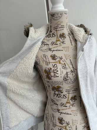 Mikina s kapucí tchibo s teplou podšívkou 32/34, tchibo,32