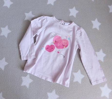 Srdíčkové tričko baby club vel.86, baby club,86