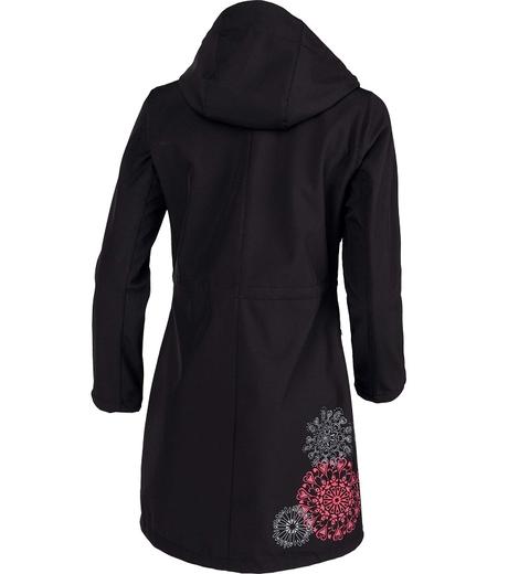 Dámský softshellový kabát černý s kapucí vel. xl, xl