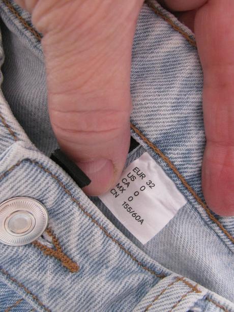 Dívčí, dámské džínové kraťasy, h&m,32
