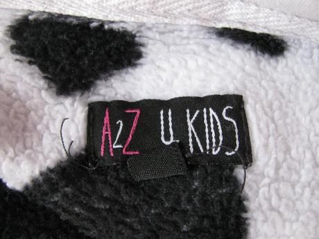 Kostým -fleecový overal s kapucí žirafa, 