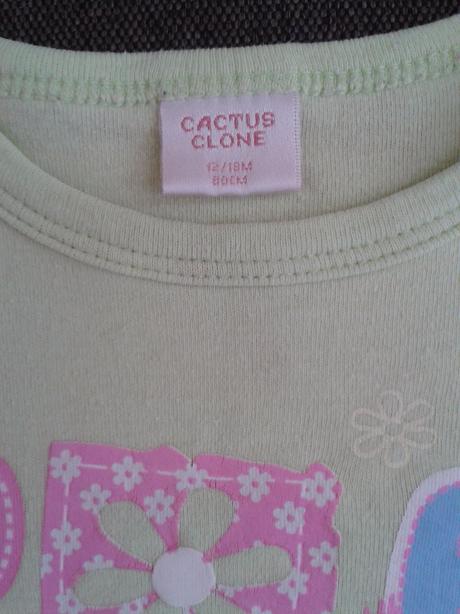 Triko cactus clone dívčí vel. 80-86, cactus clone,80
