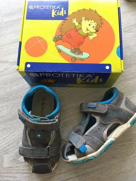 Sandálky protetika kids šedomodré vel 26, protetika,26