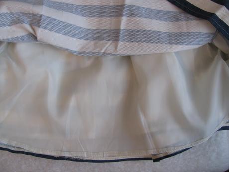 Dámské modro bílé pruhované letní šaty, atmosphere,40