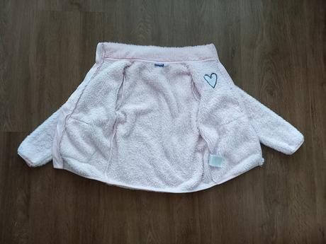 Růžová chlupatá mikina, lupilu,110