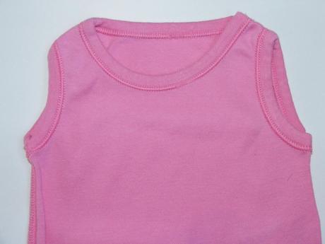 C364 růžové body tílko vel. 62, matalan,62