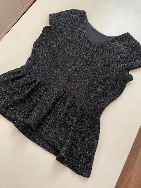 Třpytivý top s výstřihem do zat, vel s, mohito, mohito,xs