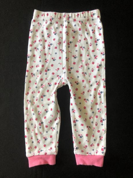 Vel. 80 pyžamové kalhoty s kvítky, 80