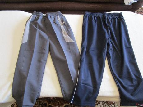 2x nové lehké kalhoty, vel. 116, v pase guma, 116