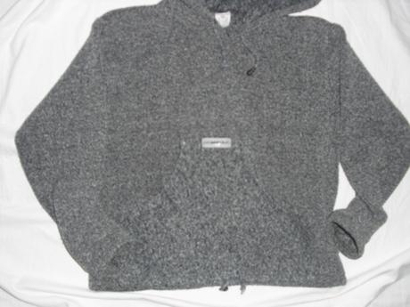 Teploučká šedá melírovaná mikča, radetex,134