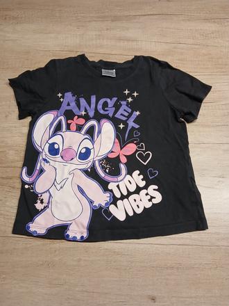 Bavlněné tričko stitch vel. 110/116, disney,110