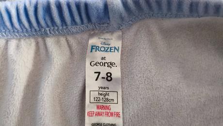 Pyžamo plyš.sametové frozen 122/128, disney,122
